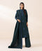 2 Piece - Embroidered Light Khaddar Suit